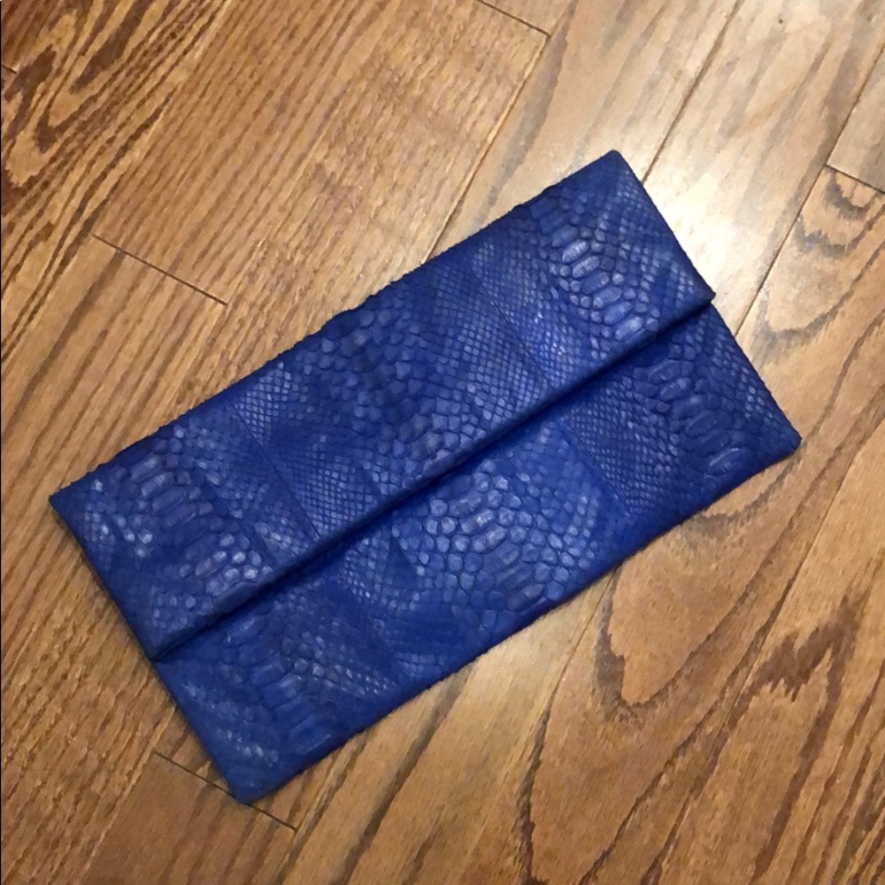 Elegant Blue Clutch